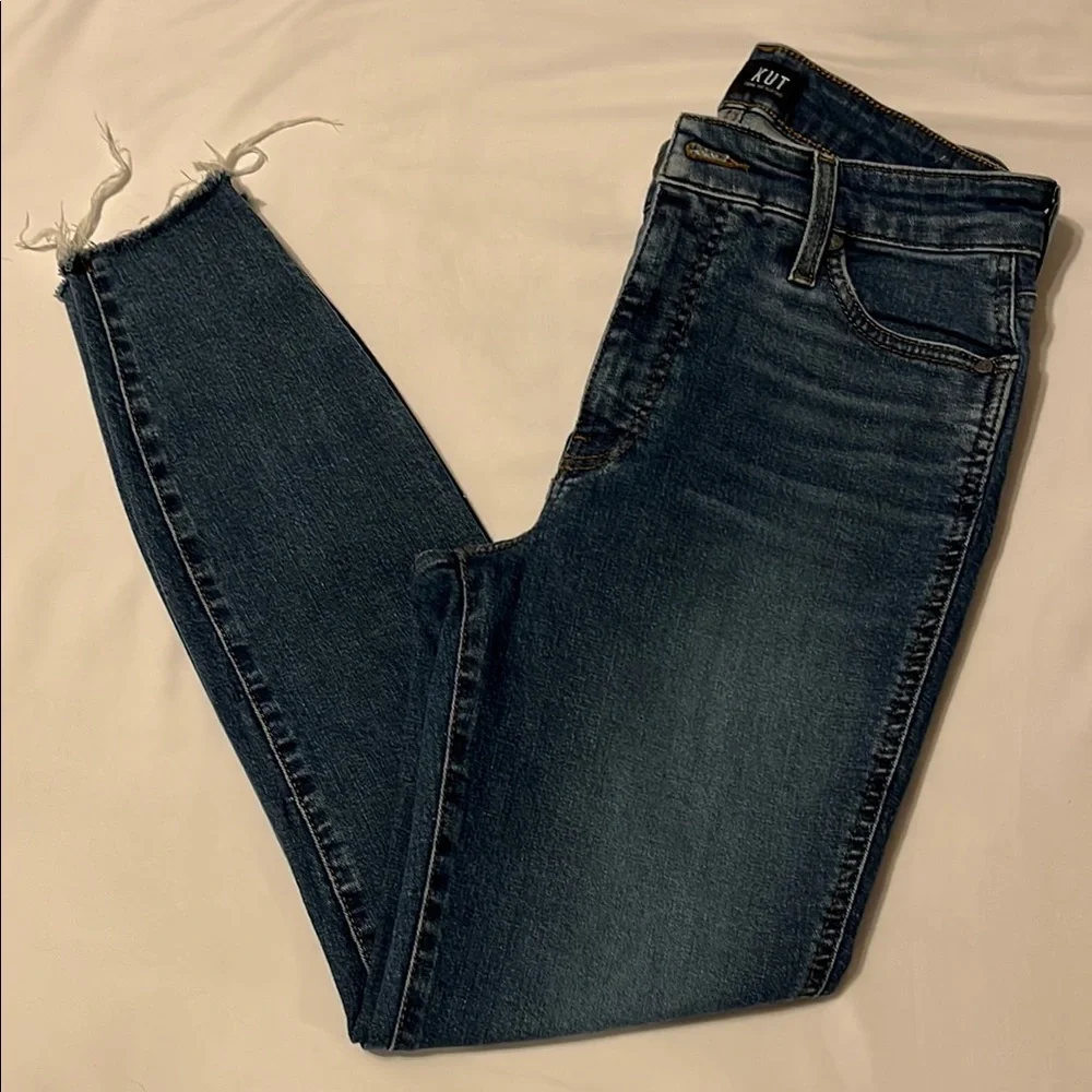 Kut Classic Blue Women's Jeans - Picture 14 of 16